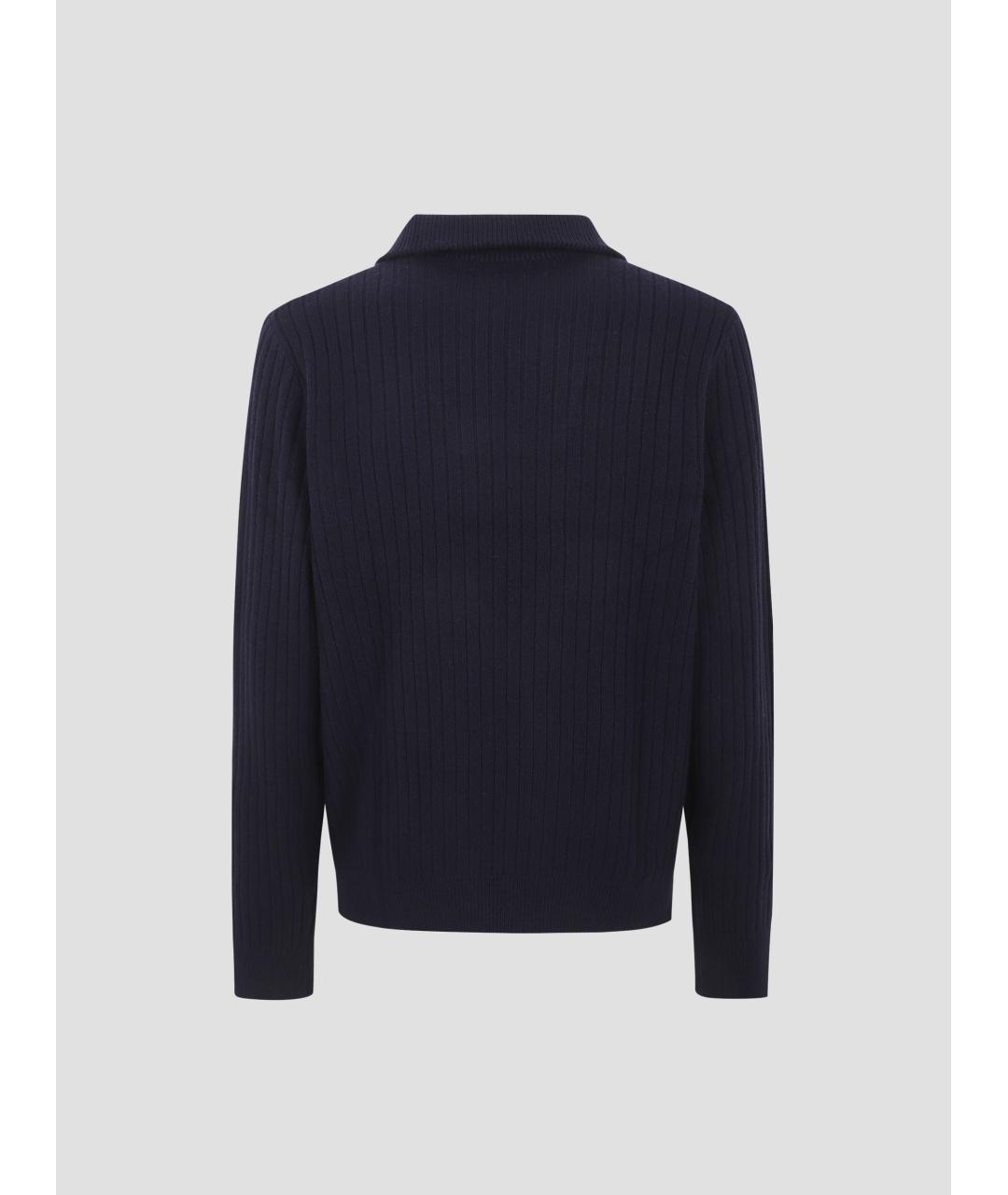 POLO RALPH LAUREN Темно-синий шерстяной джемпер / свитер, фото 3