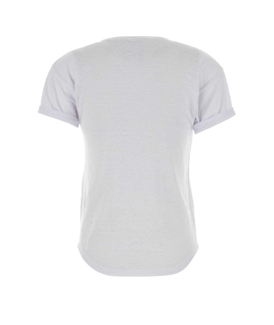 ISABEL MARANT Белая льняная футболка, фото 2