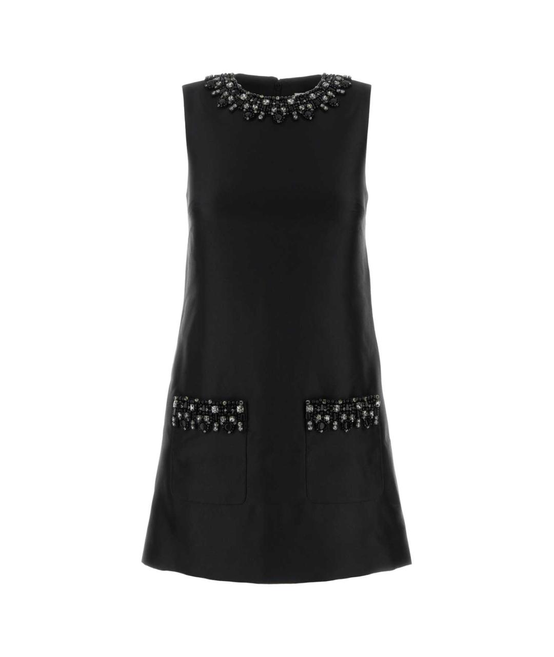 SELF-PORTRAIT Черное полиэстеровое коктейльное платье, фото 1