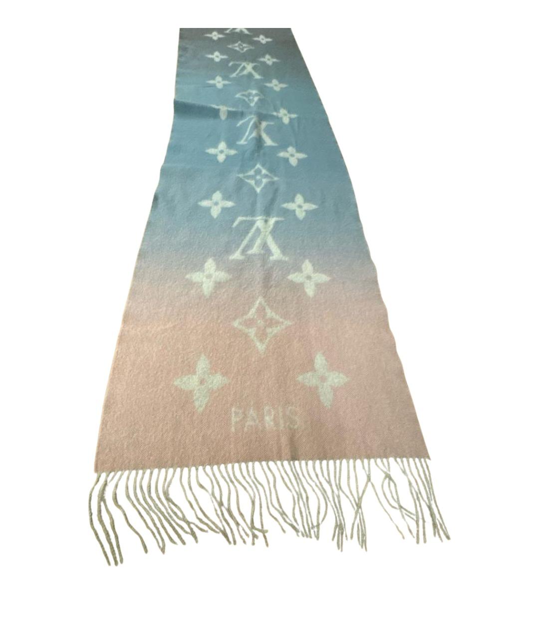 LOUIS VUITTON Мульти кашемировый шарф, фото 1