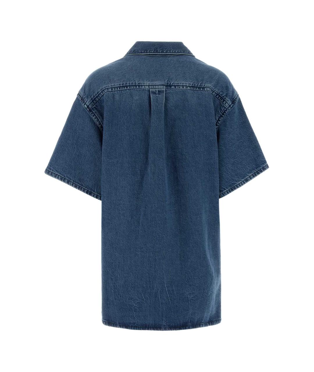 ALEXANDER WANG Синее деним повседневное платье, фото 2