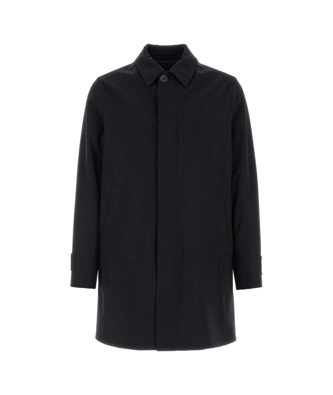 HERNO Синее полиэстеровое пальто, фото 1