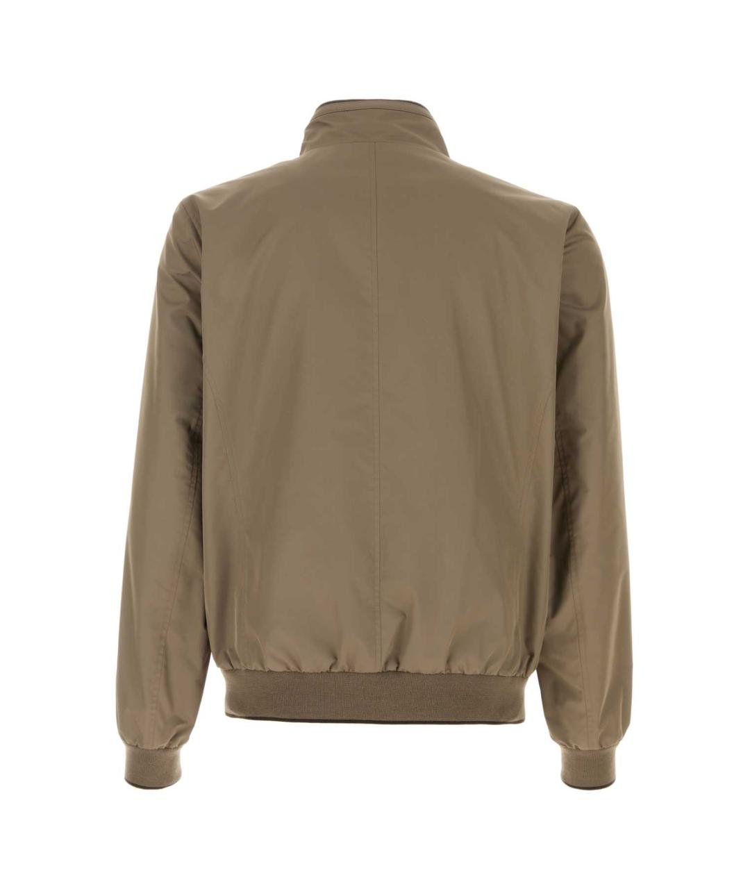 MOORER Коричневая полиэстеровая куртка, фото 2