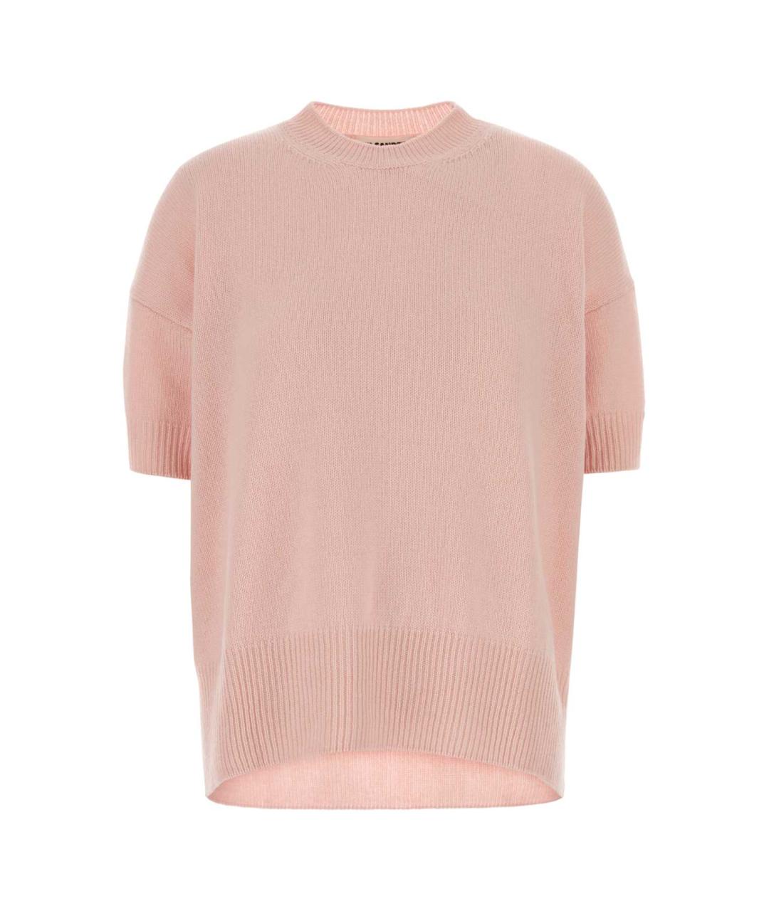 JIL SANDER Розовый кашемировый джемпер / свитер, фото 1