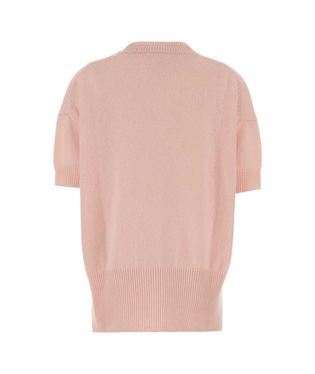 JIL SANDER Розовый кашемировый джемпер / свитер, фото 2