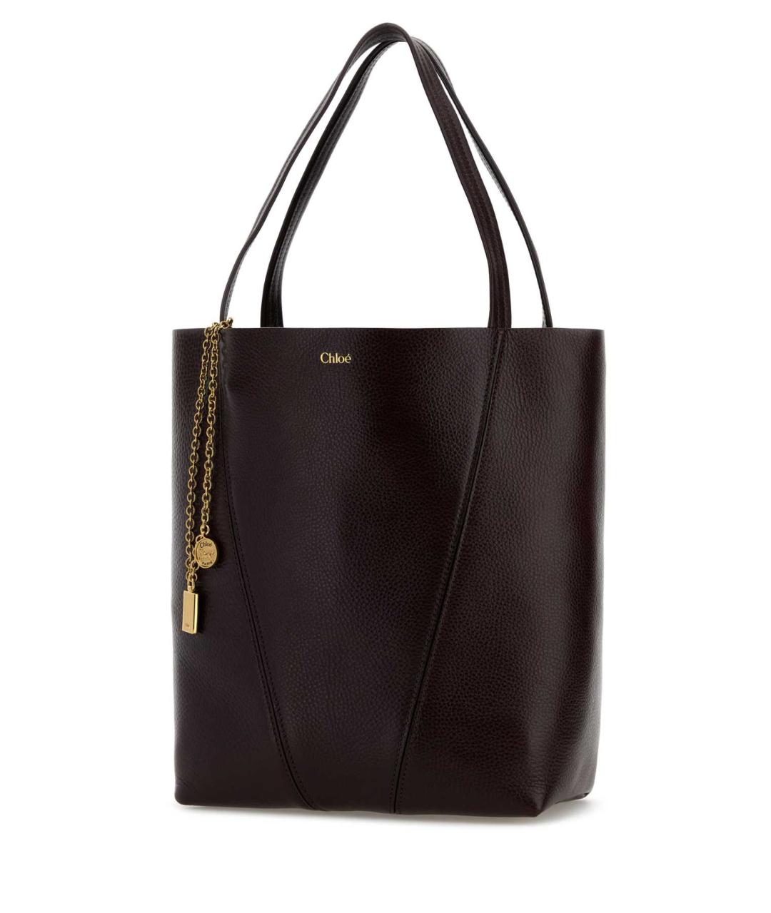 CHLOE Коричневая кожаная сумка тоут, фото 2