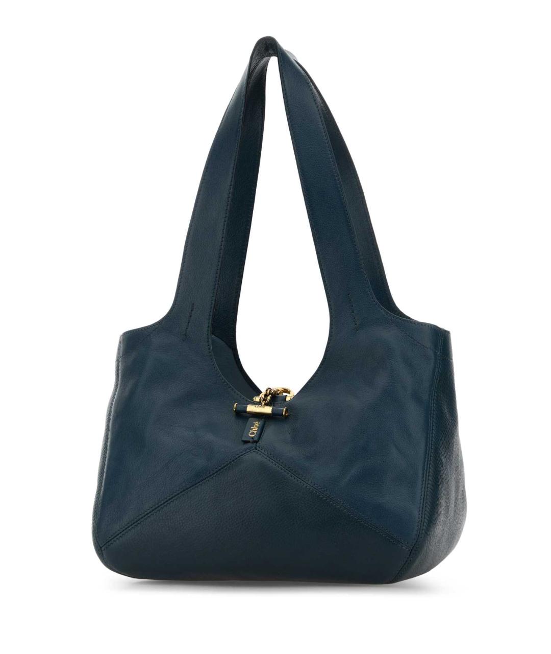 CHLOE Синяя кожаная сумка тоут, фото 2