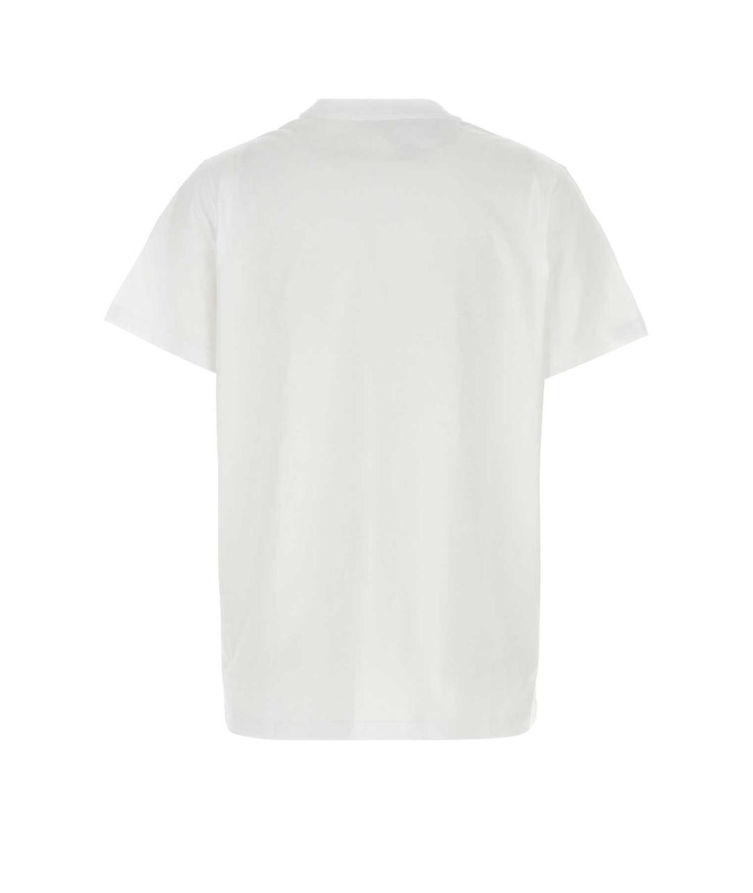 GANNI Белая хлопковая футболка, фото 2