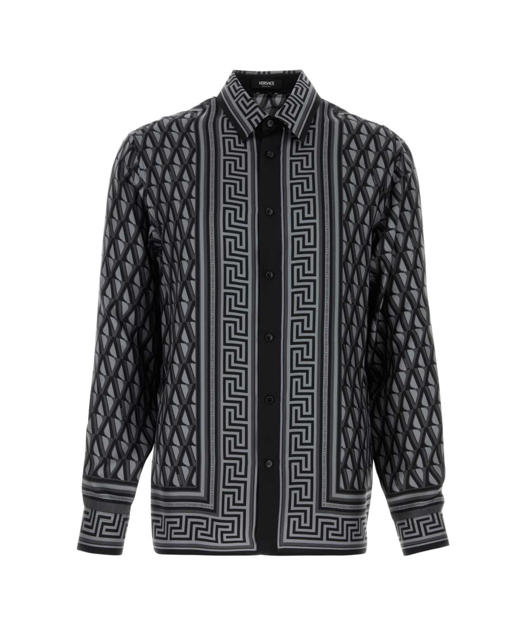 VERSACE Серая кэжуал рубашка, фото 1