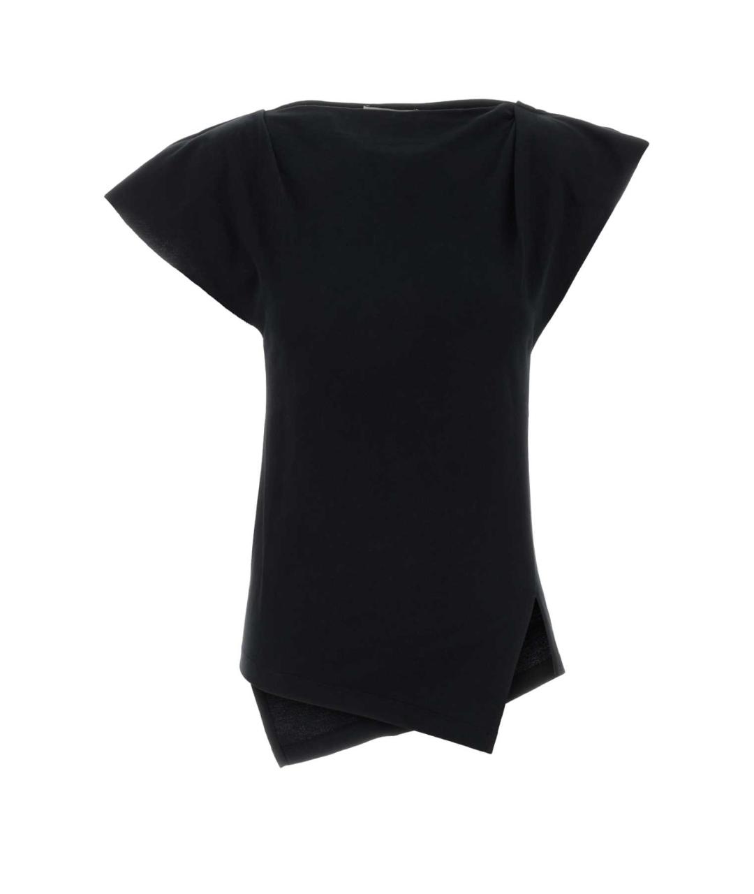 ISABEL MARANT Черная хлопковая футболка, фото 1