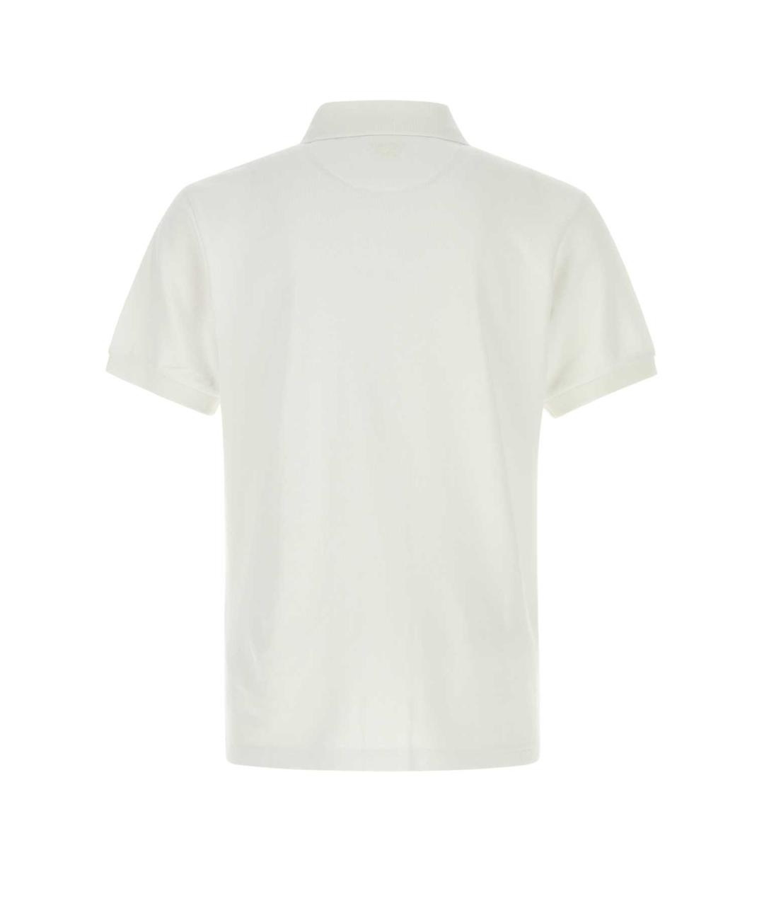 KENZO Белое хлопковое поло с коротким рукавом, фото 2