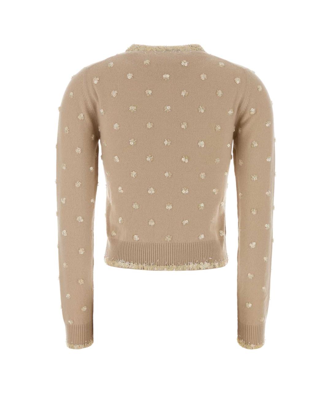 MIU MIU Розовый кашемировый кардиган, фото 2