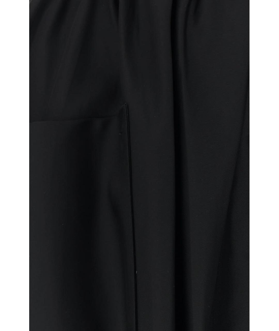 PRADA Черная полиамидовая юбка миди, фото 5