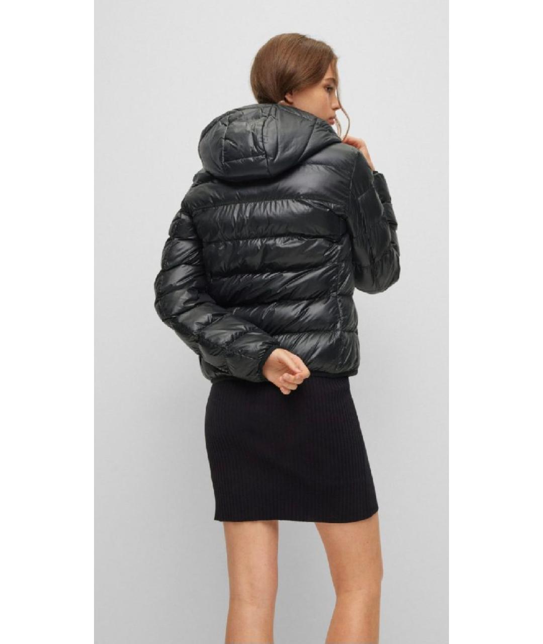 HUGO Черная полиэстеровая куртка, фото 2