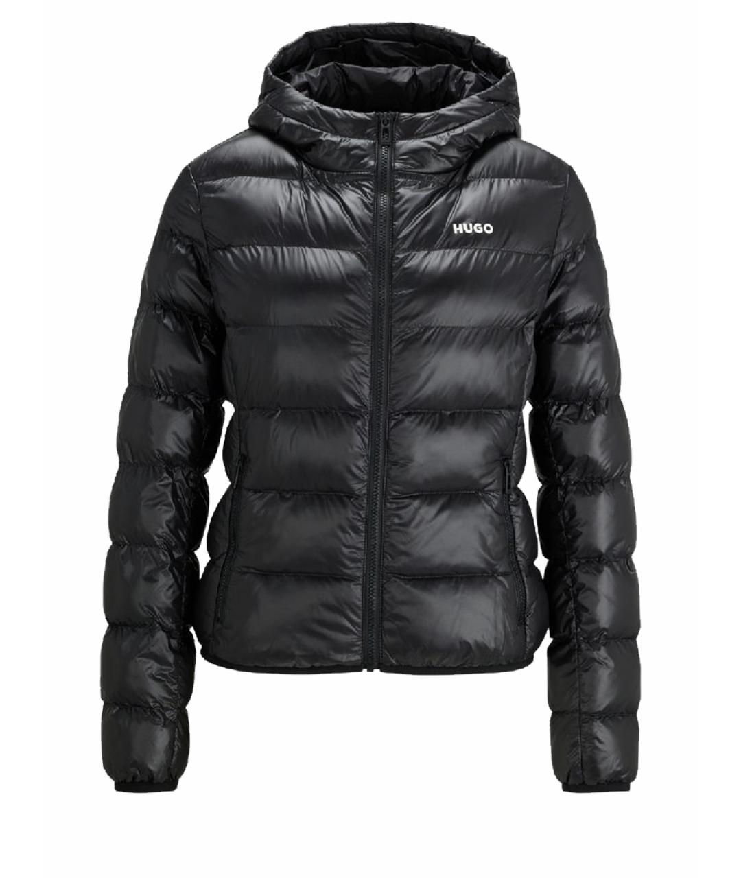 HUGO Черная полиэстеровая куртка, фото 1