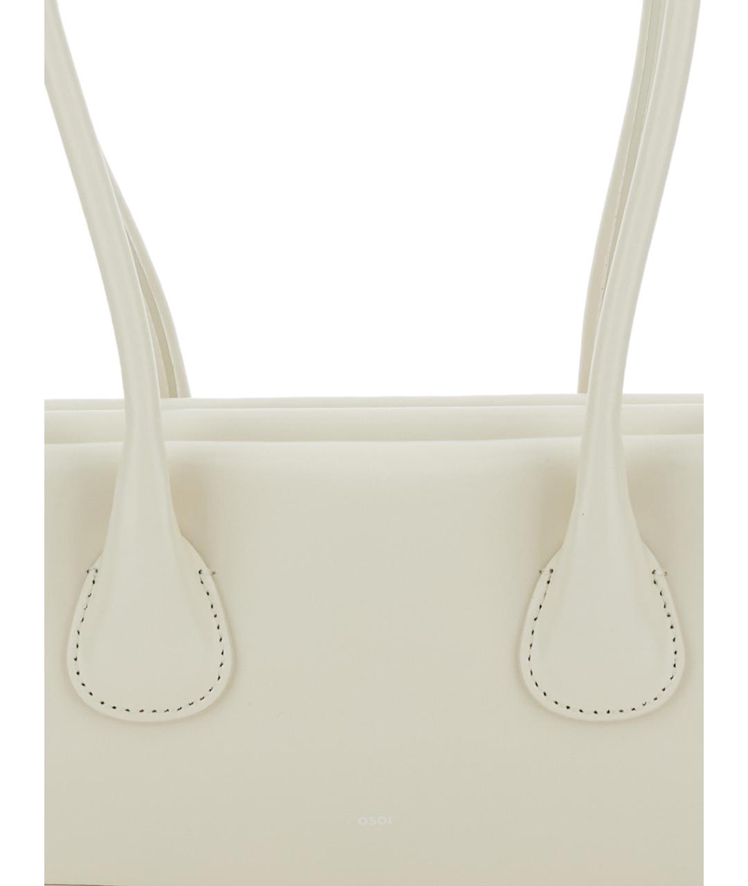 OSOI Белая кожаная сумка через плечо, фото 2