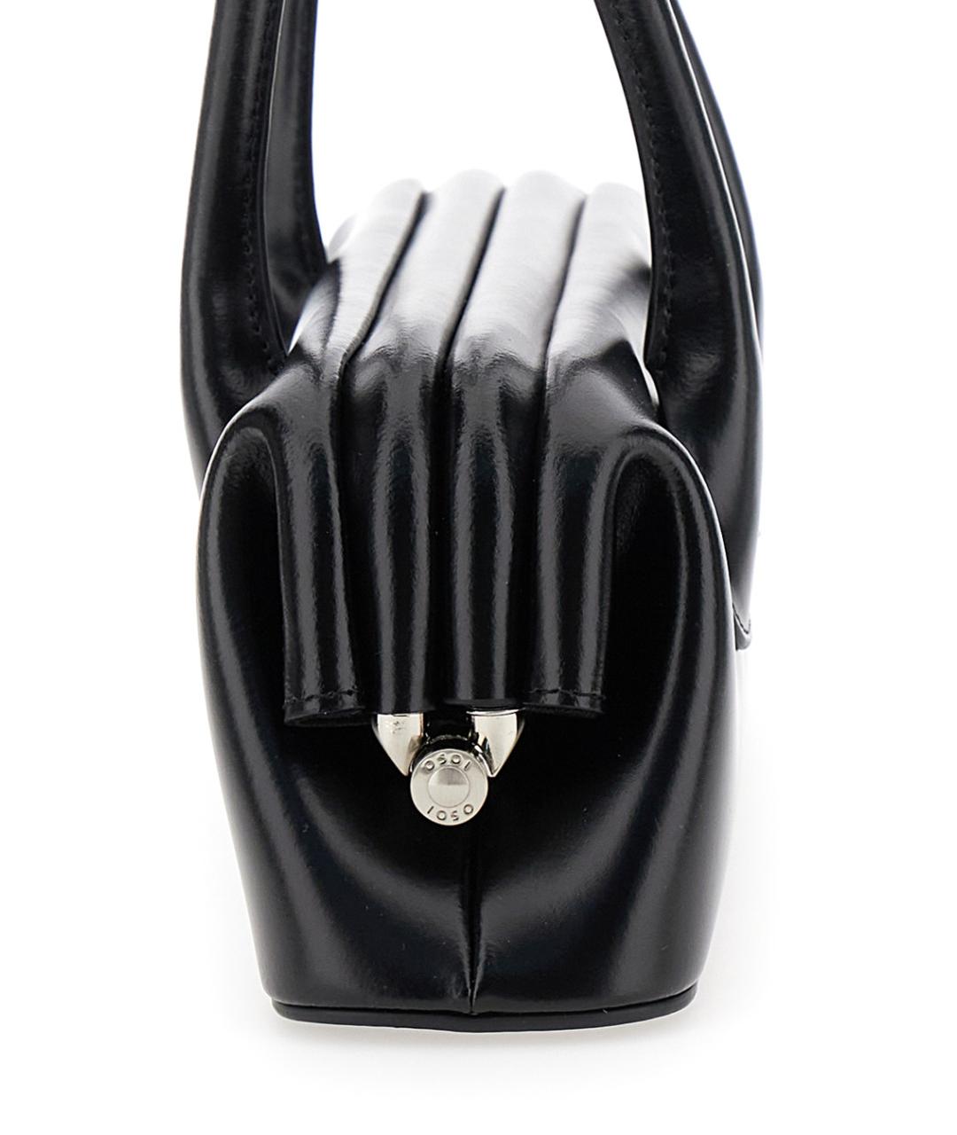 OSOI Черная кожаная сумка через плечо, фото 3