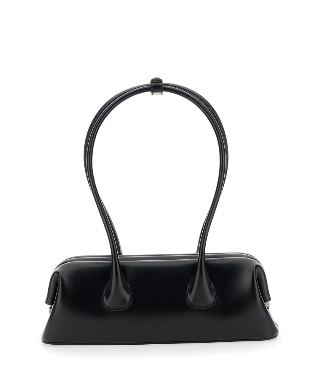 OSOI Черная кожаная сумка через плечо, фото 2