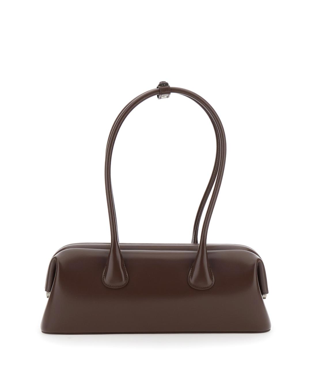 OSOI Коричневая кожаная сумка через плечо, фото 2