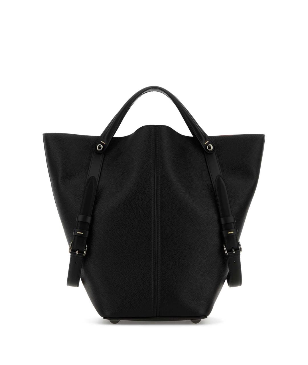 MAISON MARGIELA Черная кожаная сумка тоут, фото 1