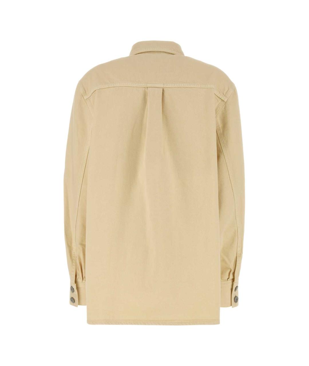 MAGDA BUTRYM Бежевая хлопковая рубашка, фото 2