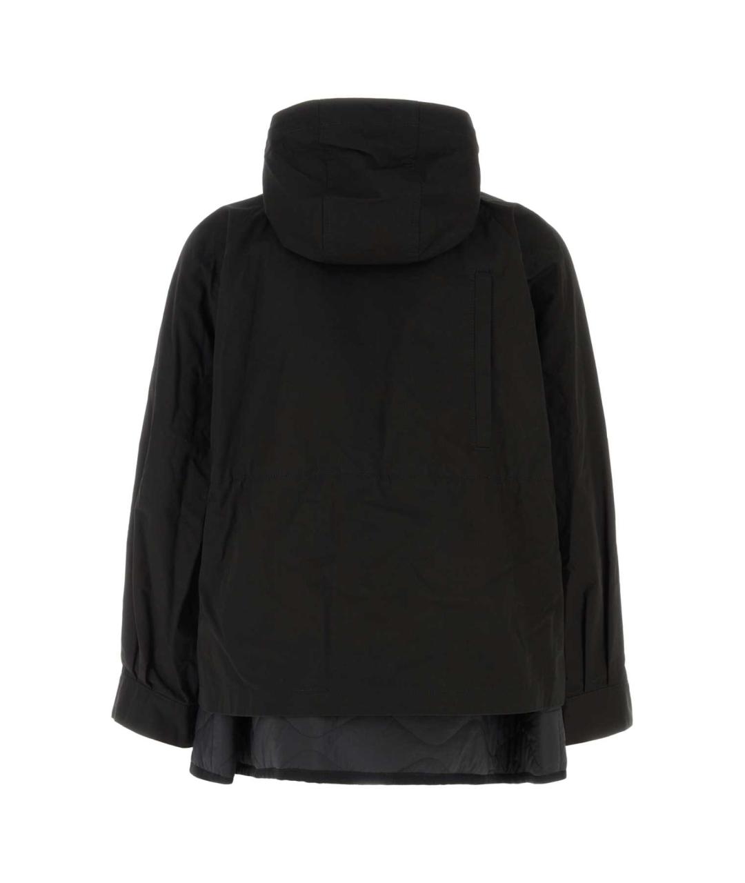 SACAI Черная хлопковая куртка, фото 2