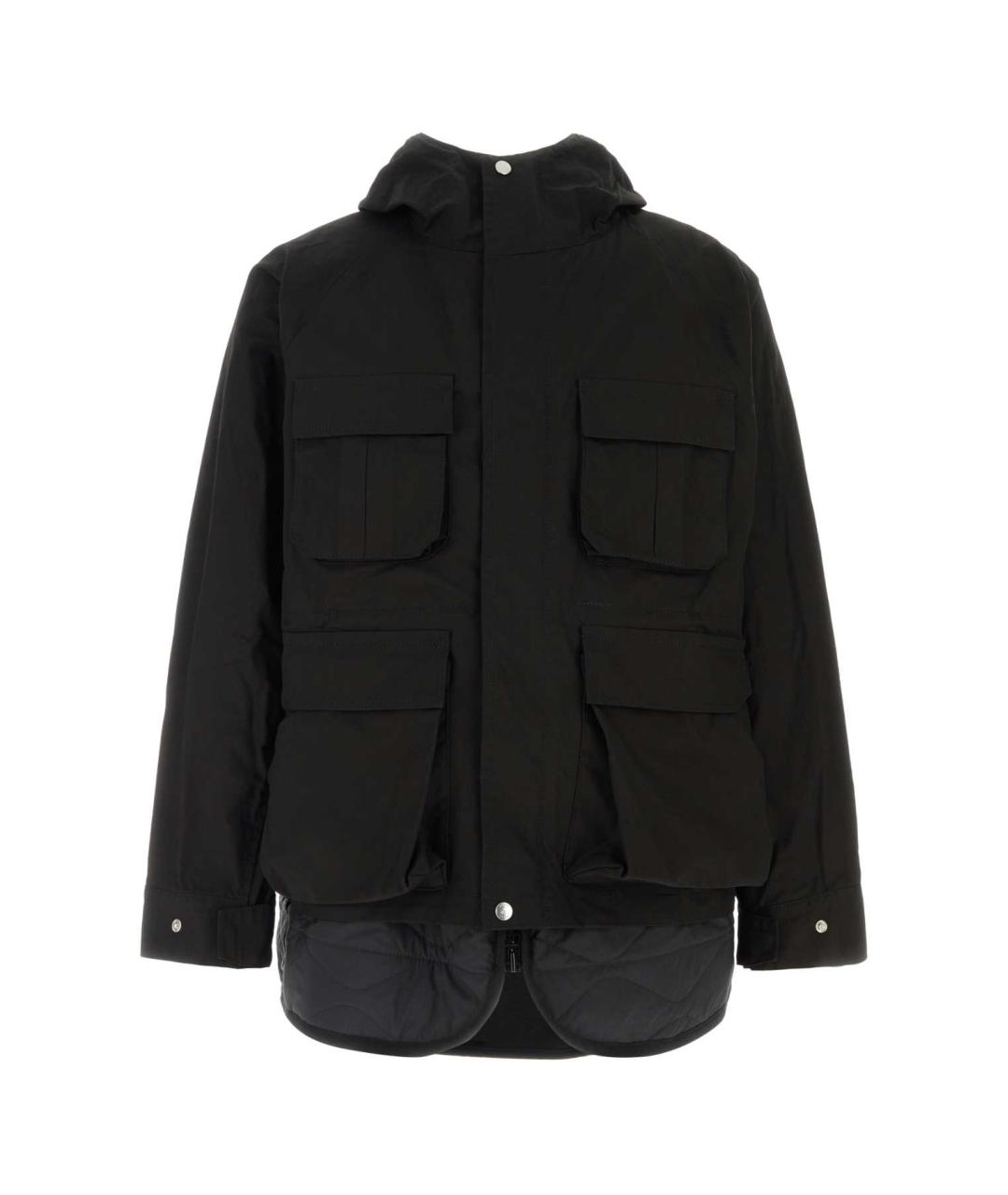 SACAI Черная хлопковая куртка, фото 1