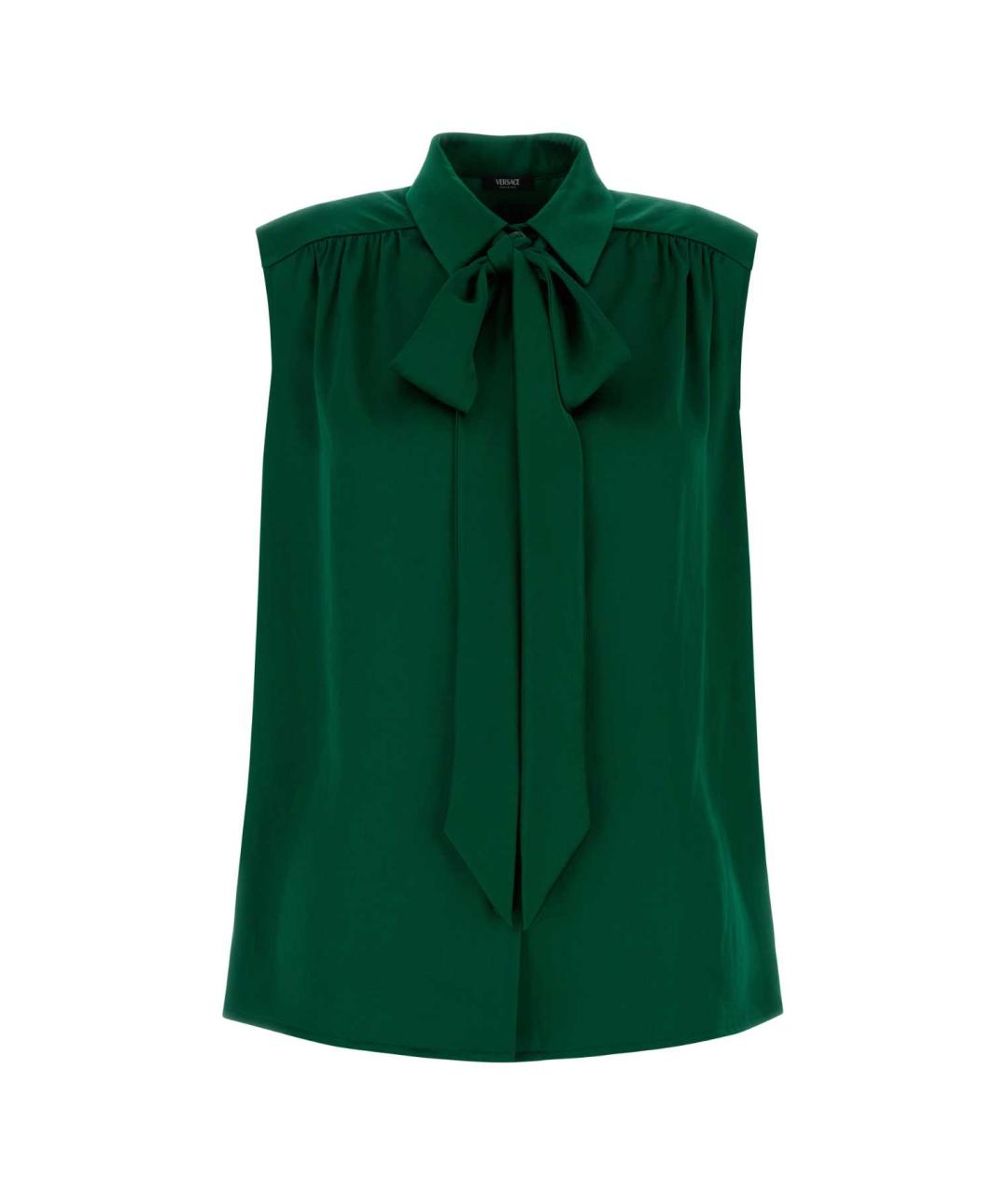 VERSACE Зеленая полиэстеровая блузы, фото 1