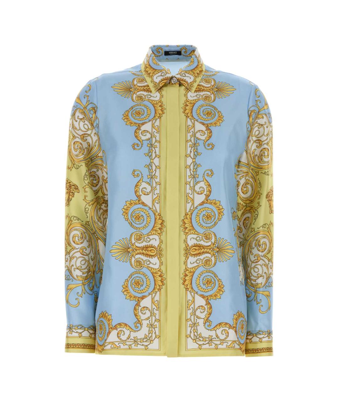 VERSACE Мульти шелковая рубашка, фото 1