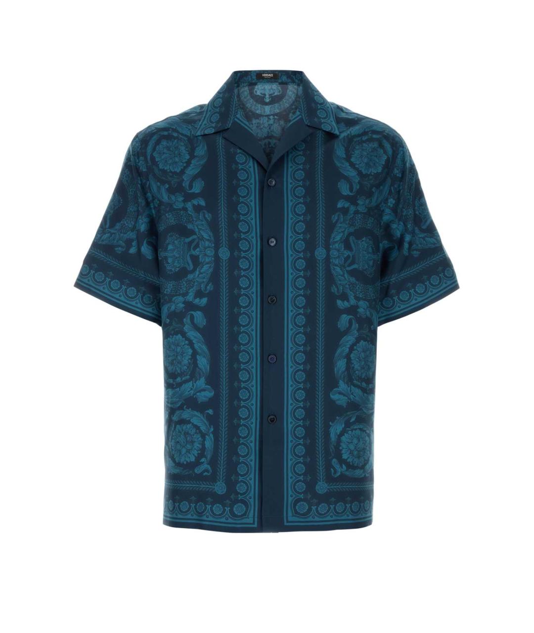 VERSACE Мульти шелковая кэжуал рубашка, фото 1