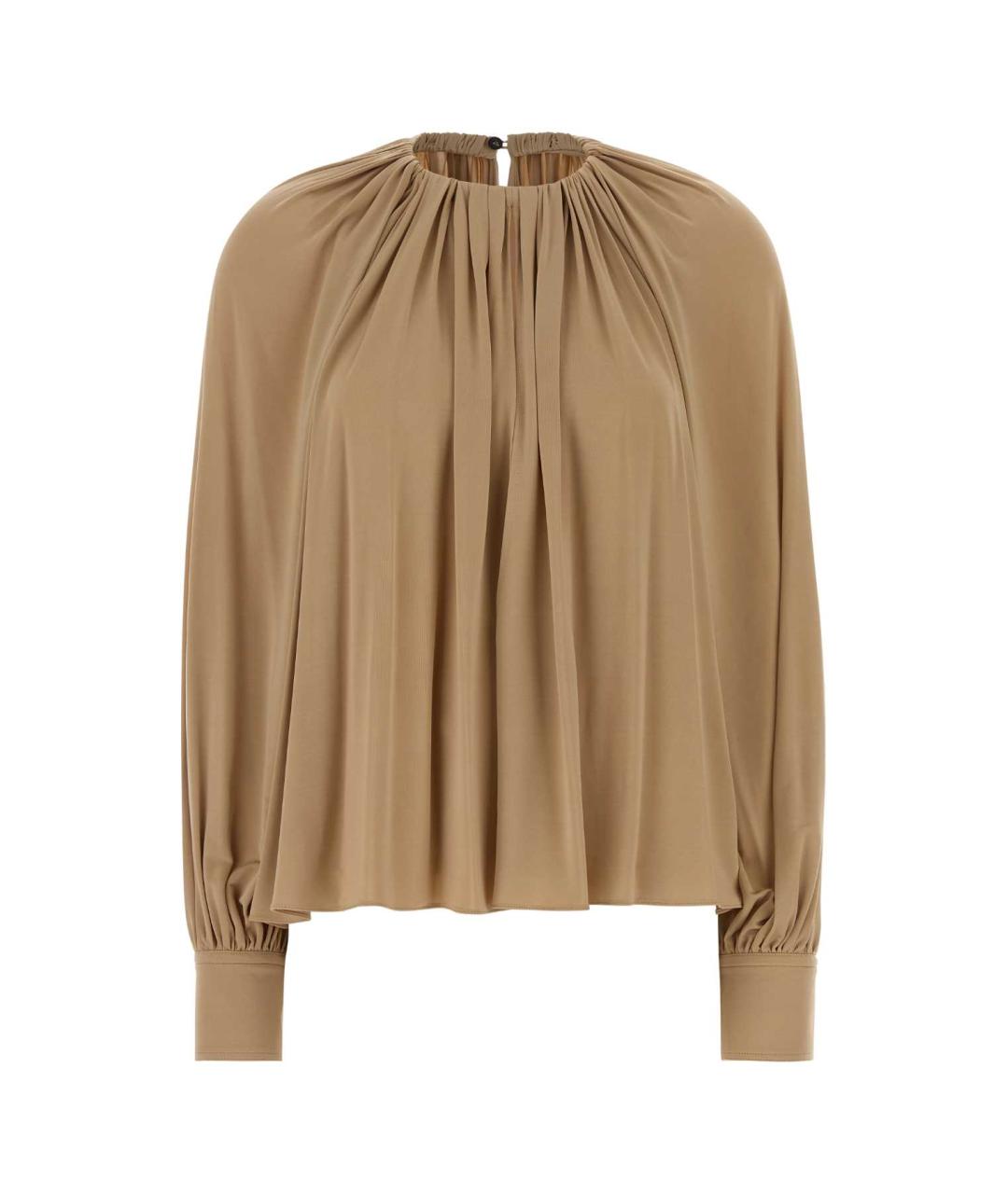 FERRAGAMO Бежевая вискозная блузы, фото 1