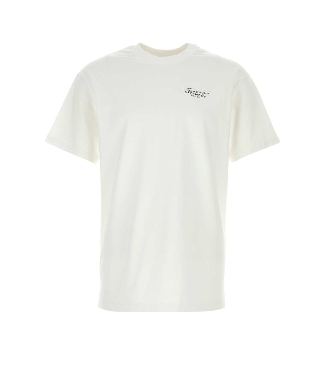 GIVENCHY Белая хлопковая футболка, фото 1