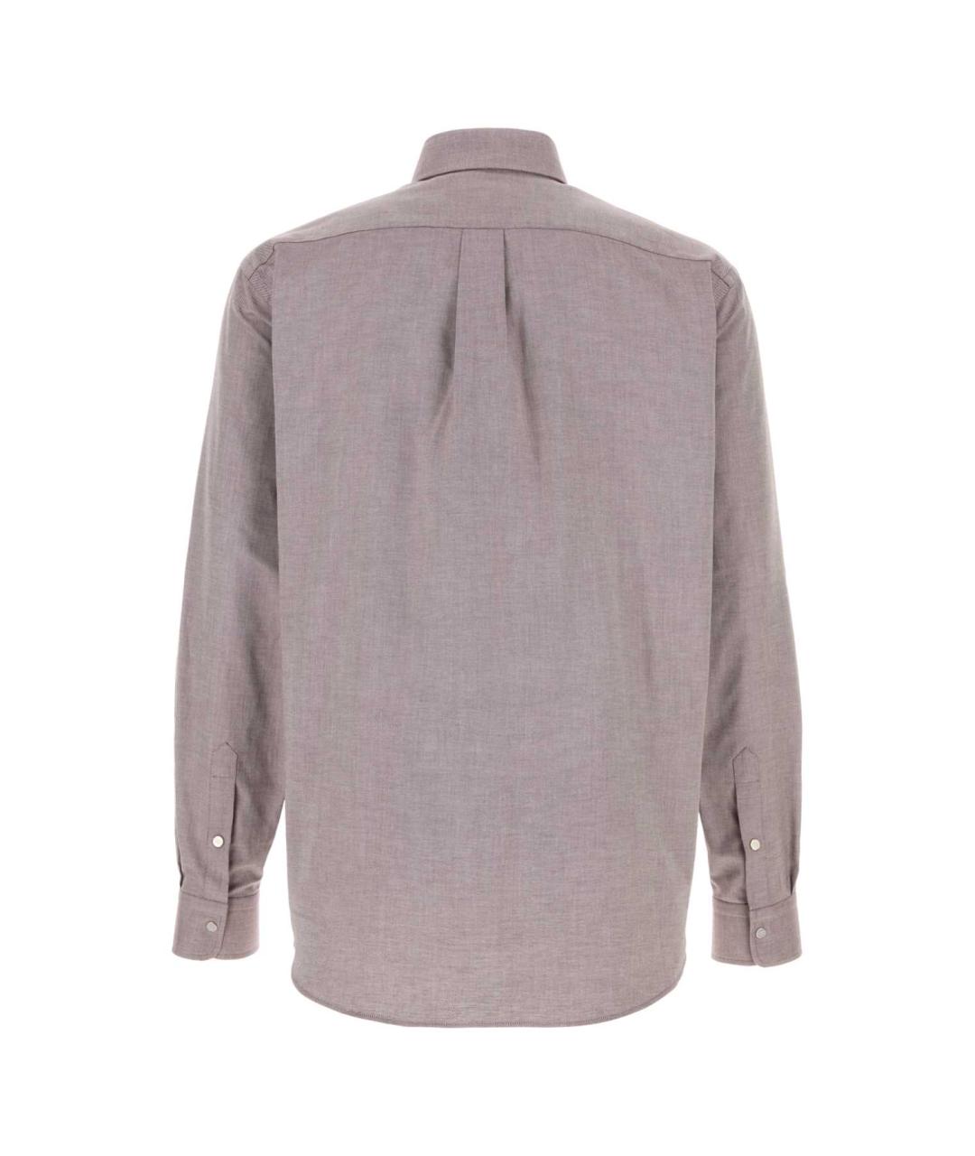 FENDI Фиолетовая хлопковая кэжуал рубашка, фото 2