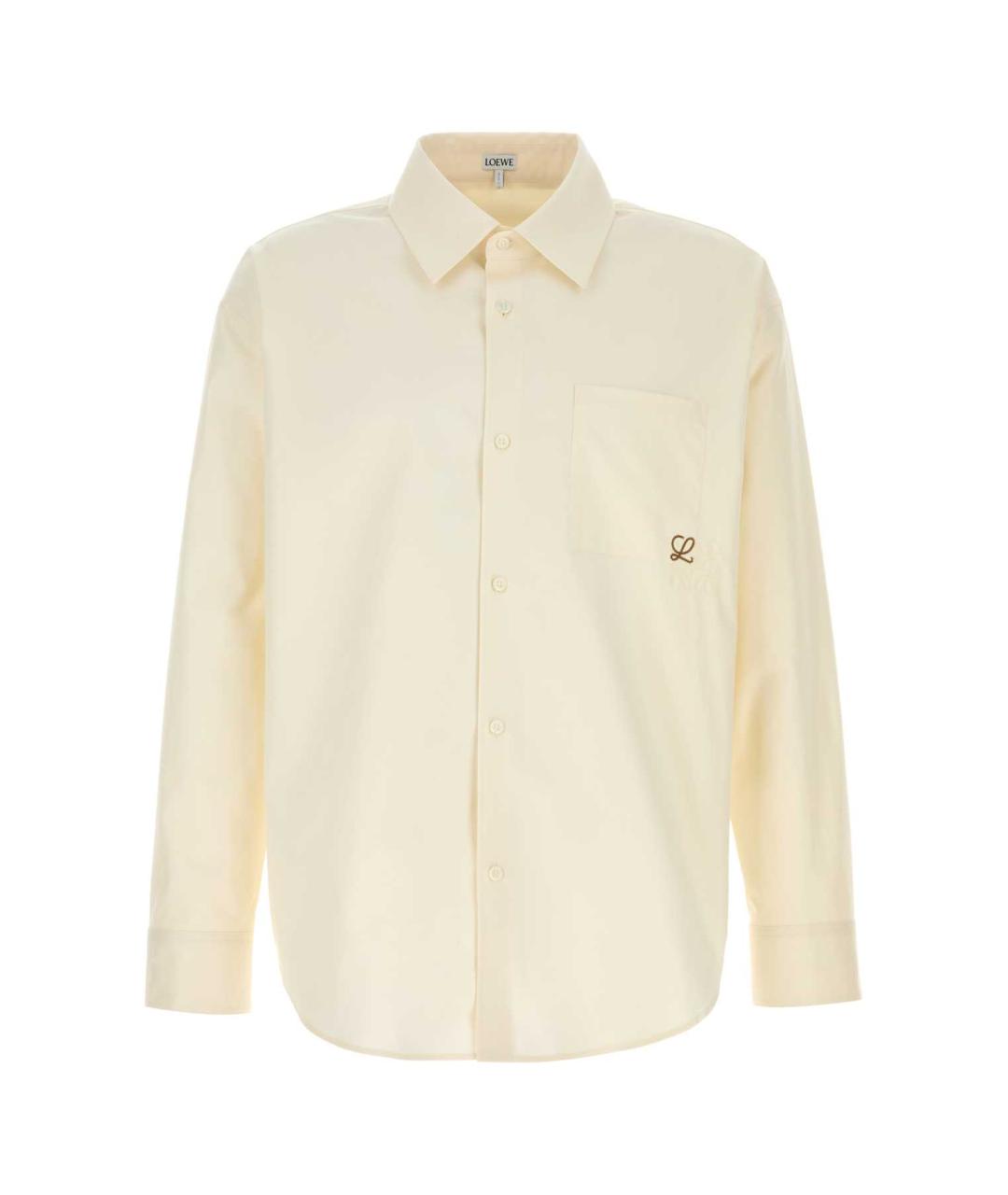 LOEWE Желтая хлопковая кэжуал рубашка, фото 1