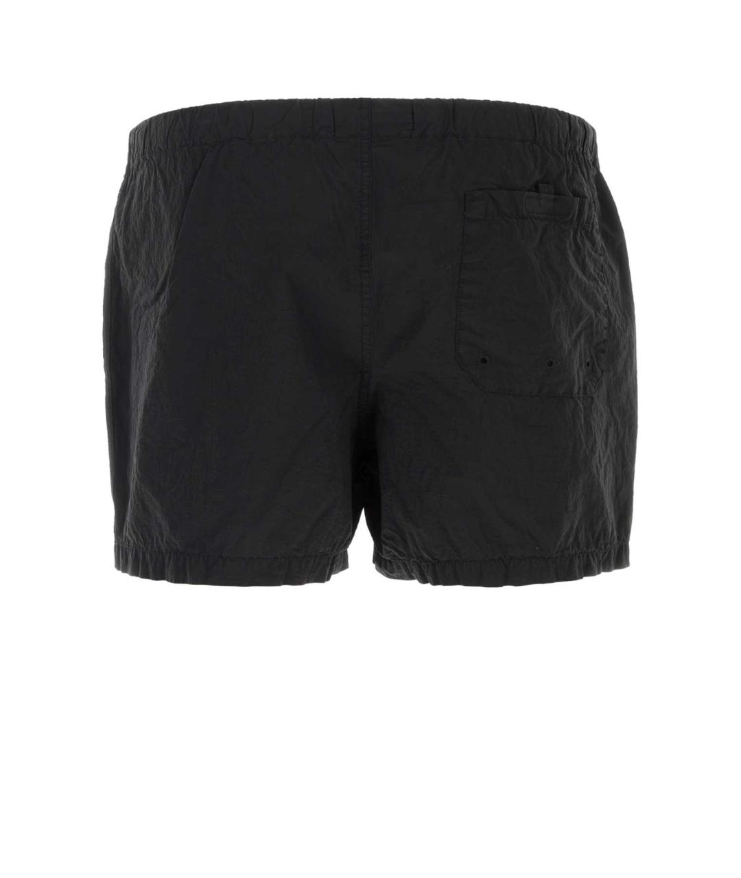 STONE ISLAND Черные полиамидовые шорты, фото 2