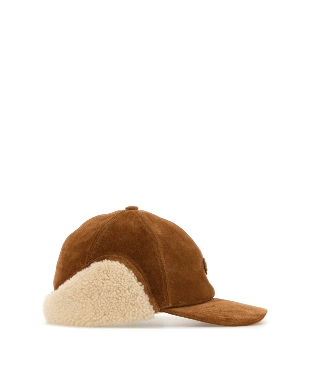 VALENTINO Коричневая шерстяная кепка/бейсболка, фото 2