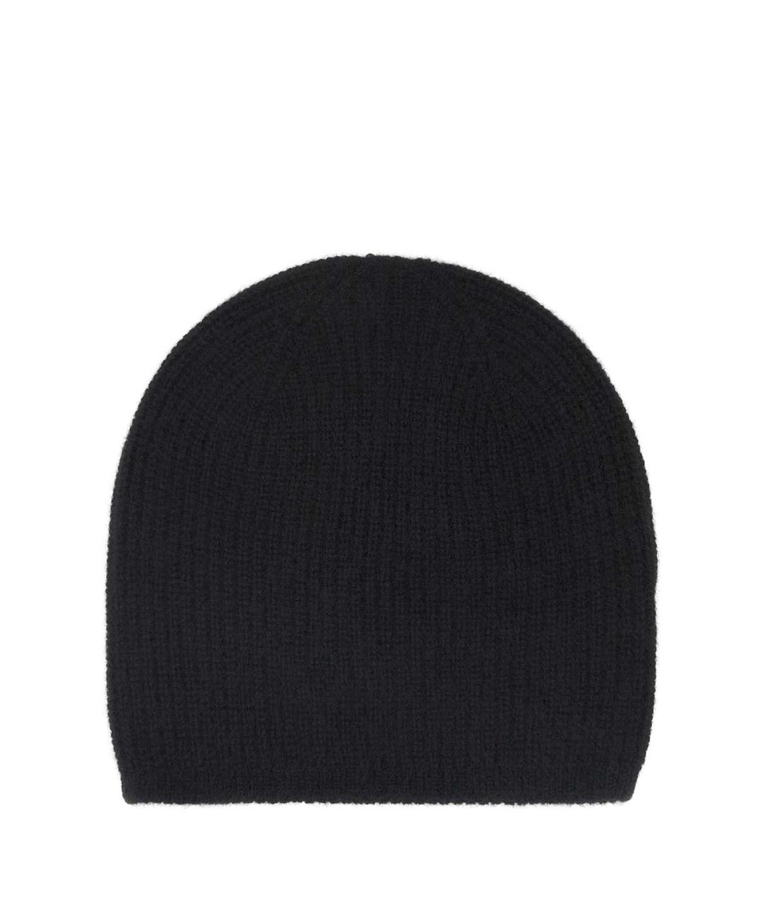 LOULOU STUDIO Черная кашемировая шапка, фото 2