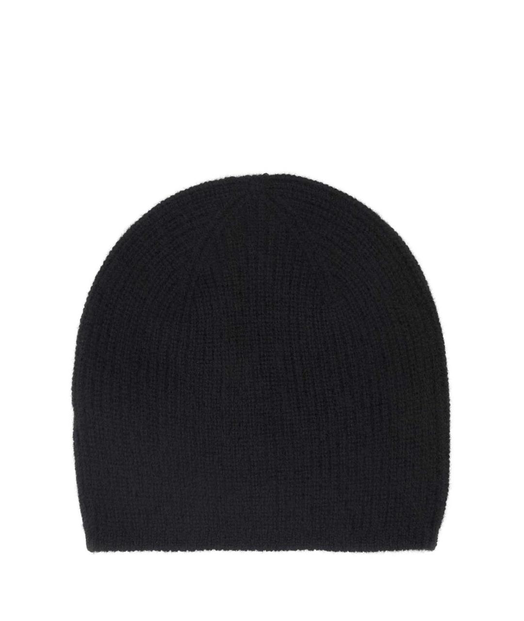 LOULOU STUDIO Черная кашемировая шапка, фото 1
