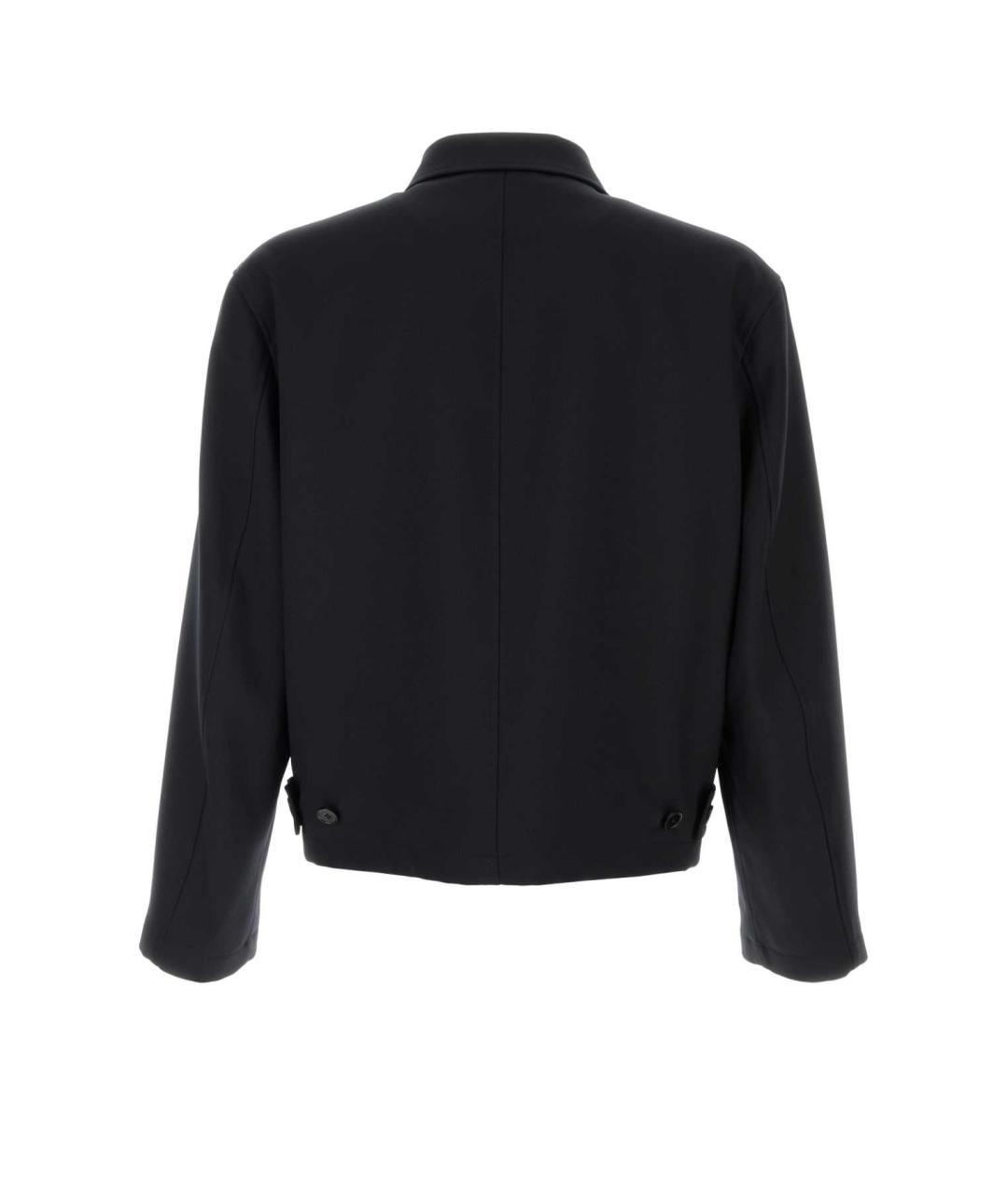 JIL SANDER Синяя полиэстеровая куртка, фото 2