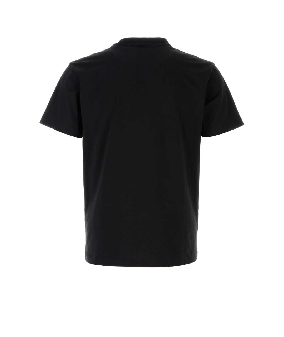 VERSACE Черная хлопковая футболка, фото 2
