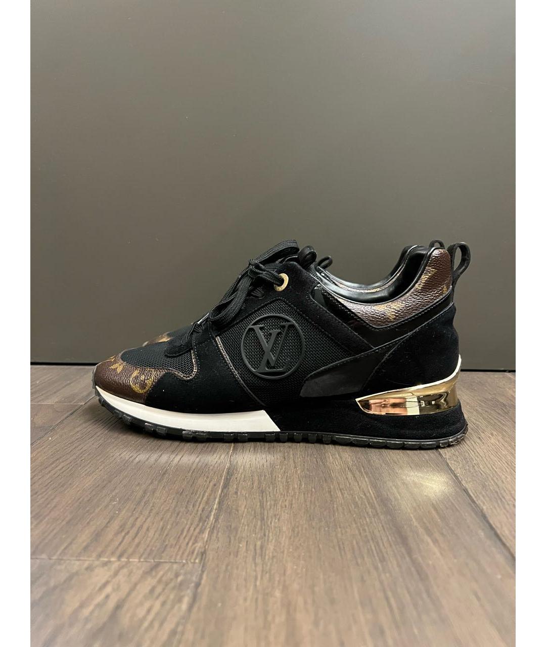 LOUIS VUITTON Черные текстильные кроссовки, фото 5