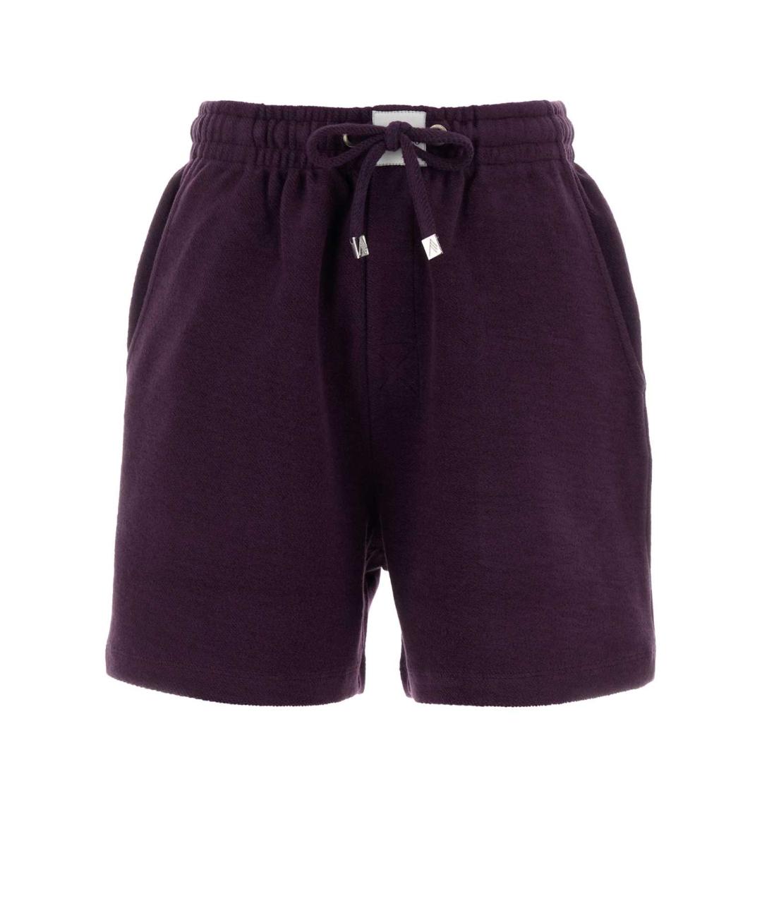 THE ATTICO Фиолетовые хлопковые шорты, фото 1