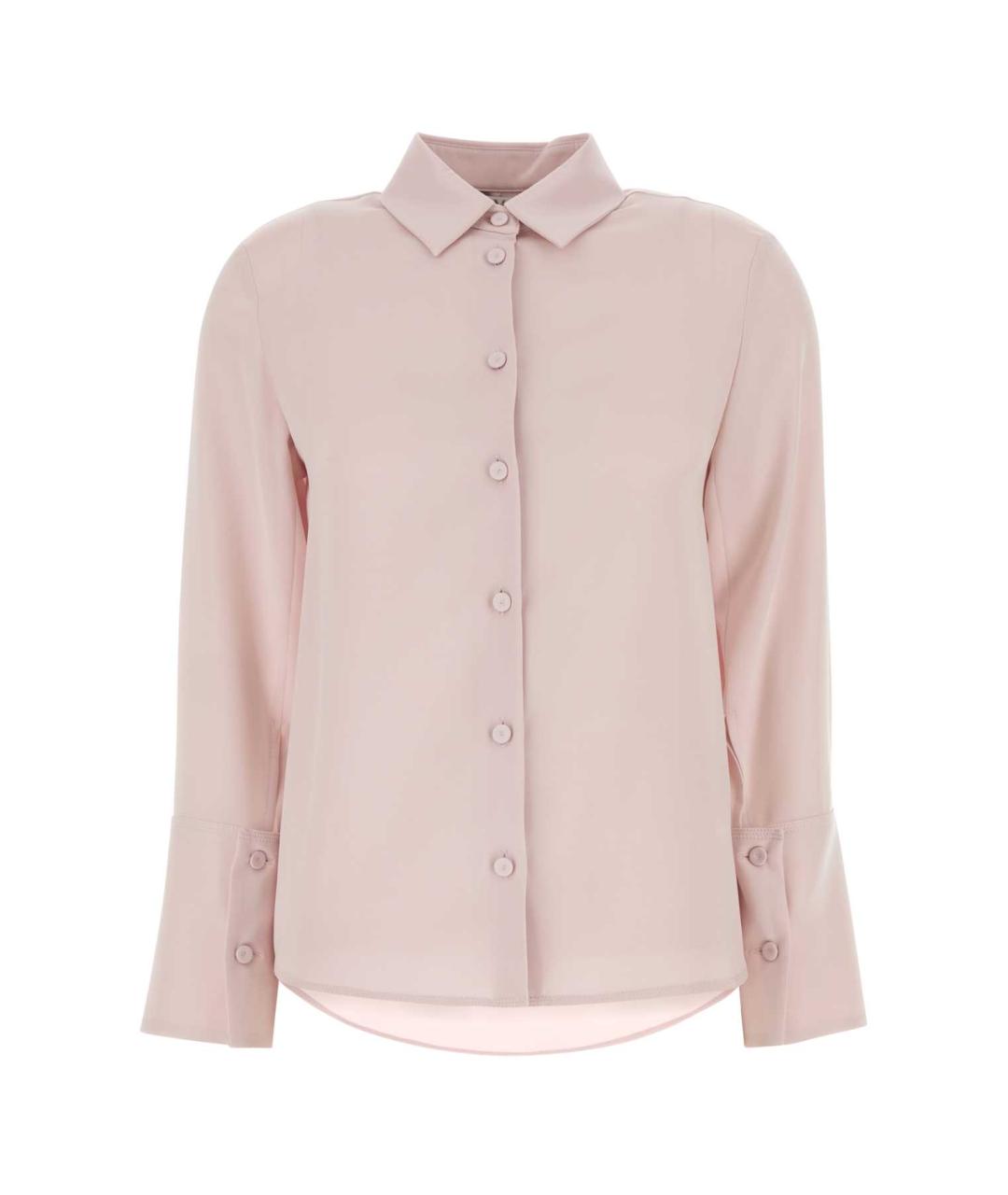 MAX MARA Розовая шелковая рубашка, фото 1