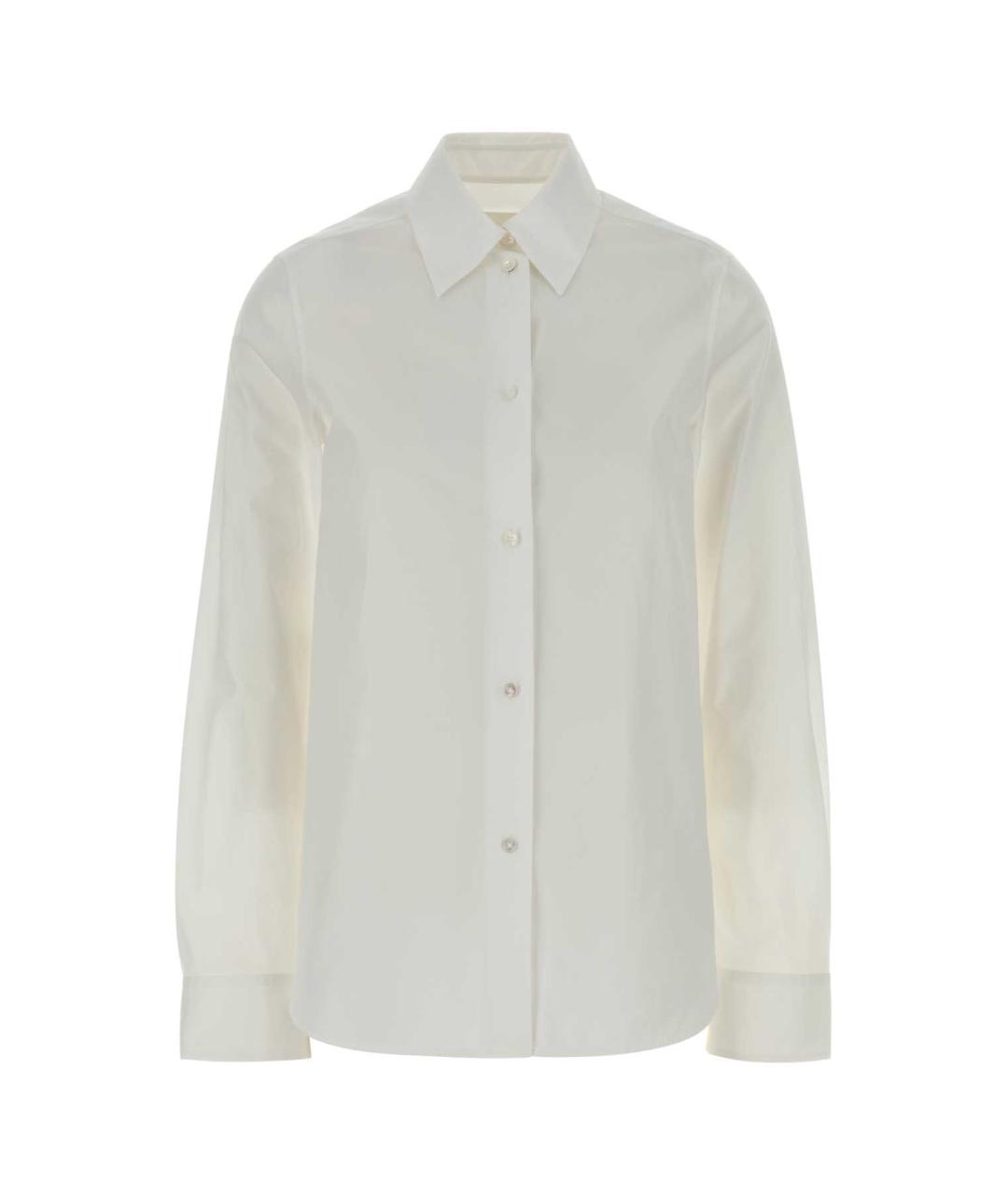 JIL SANDER Белая хлопковая рубашка, фото 1