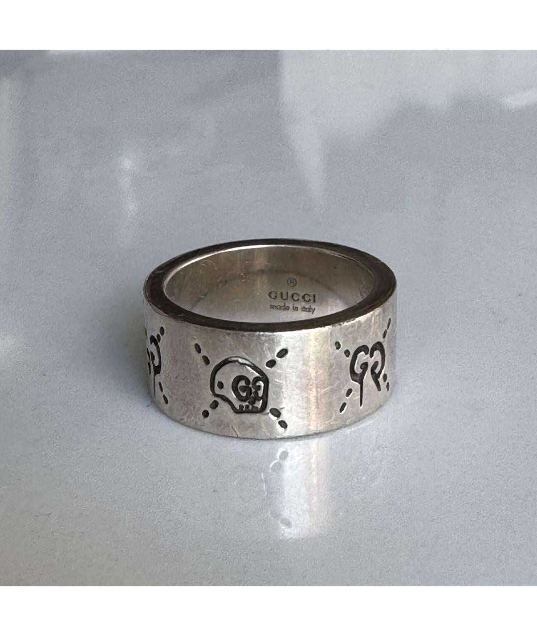 GUCCI Серебряное серебряное кольцо, фото 9