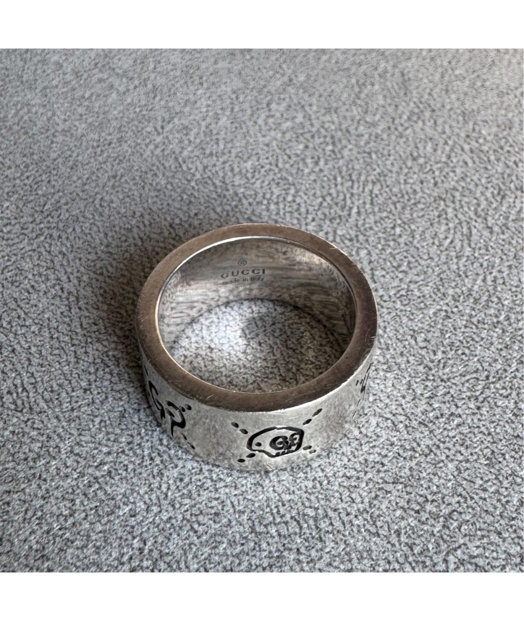 GUCCI Серебряное серебряное кольцо, фото 4