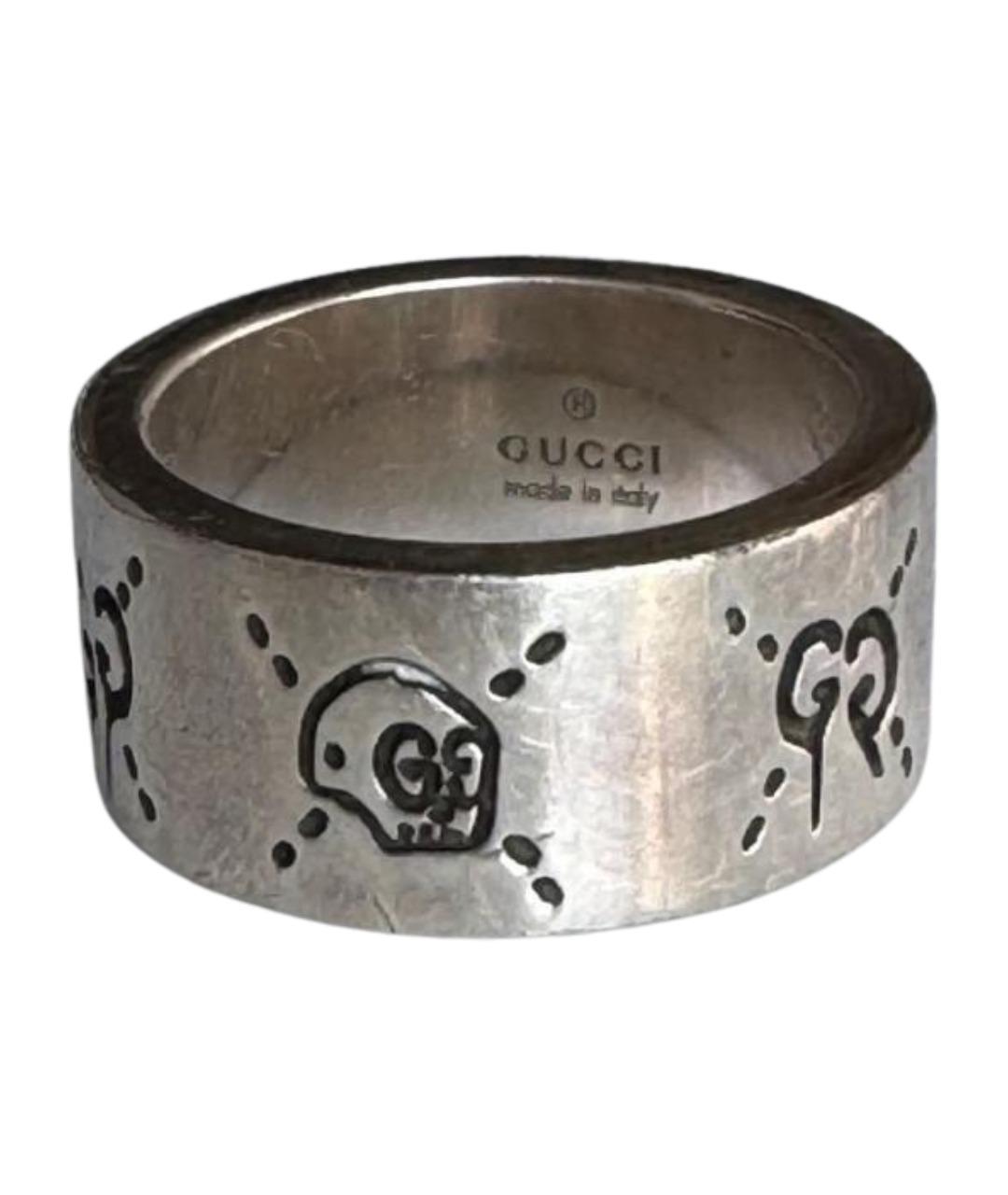 GUCCI Серебряное серебряное кольцо, фото 1