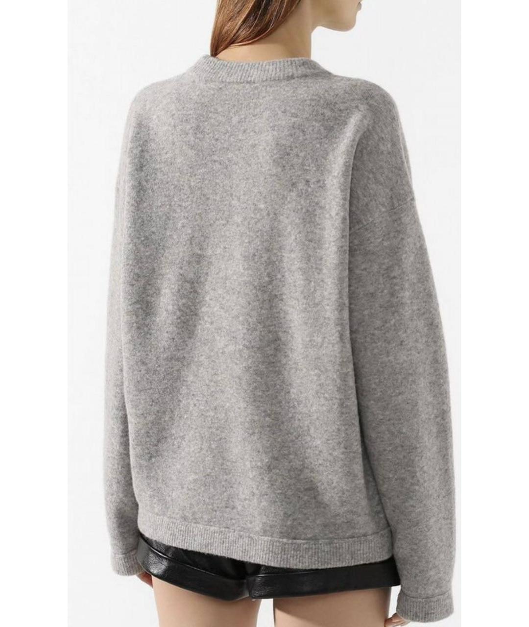 ALEXANDER WANG Серый шерстяной джемпер / свитер, фото 8