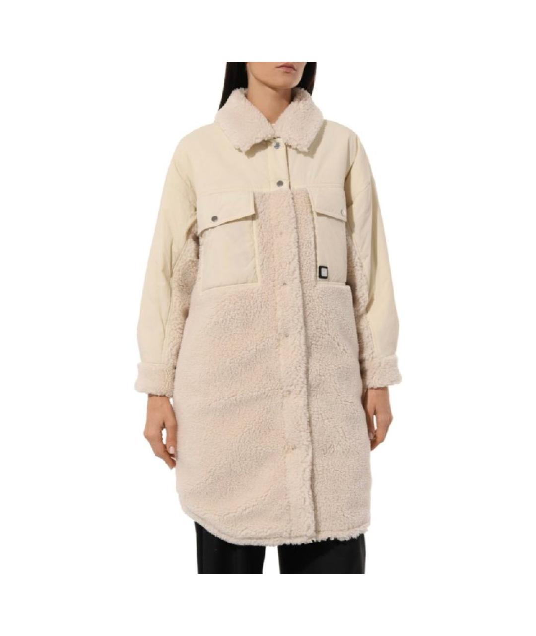 HUGO Бежевая полиэстеровая куртка, фото 3