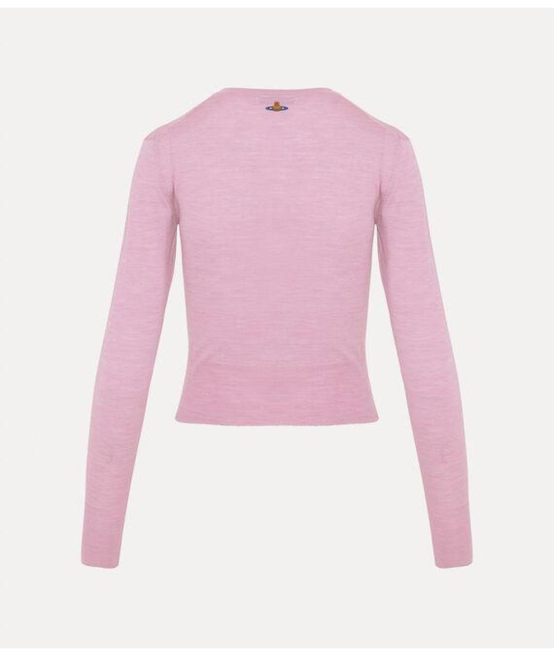 VIVIENNE WESTWOOD Розовый шерстяной джемпер / свитер, фото 2